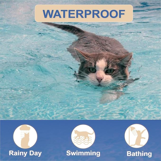 Flea Collar for Cats, Flea and Tick Collars for Kittens, Flea & Tick Treatment Prevention, Natural Essential Oil, 2 Pack, 16 Months Protection, One Size Fits All, Waterproof