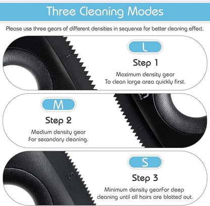 Analan Mini Pet Hair Remover for Car Detailing Supplies, Carpet Dog Hair Remover for Car Interior, Triangle Dog Hair Remover for Auto Detailing, Couch, Furniture, Lint, Carpet (Ruby Red)