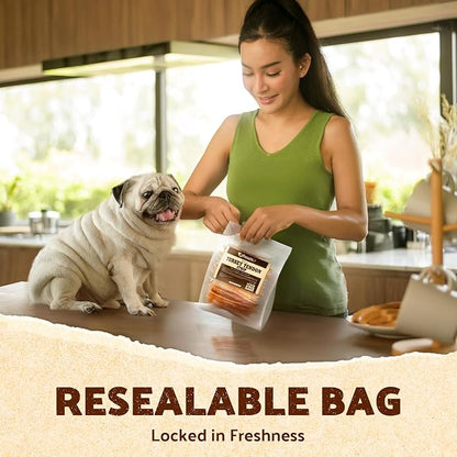 Afreschi Turkey Tendon Variety Pack (S) 8 oz, USA-Sourced Turkey Tendon, All Natural Puppy Chew, Hypoallergenic, Rawhide Alternative