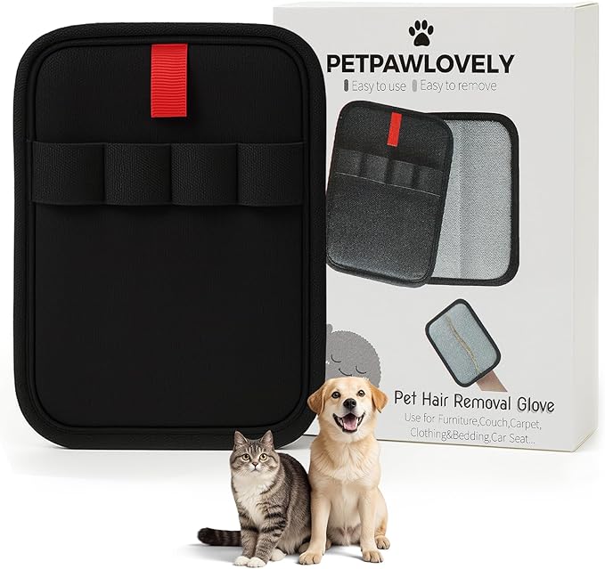 1PCS Pet Hair Remover Glove,Electrostatic Pet Hair Removal,Reusable Cat & Dog Hair Removal for Couch,Furniture,Clothing & Bedding,Carpet,Car Seat...Lint Mitt for Pet Hair,Upgraded Fur Remover Tool
