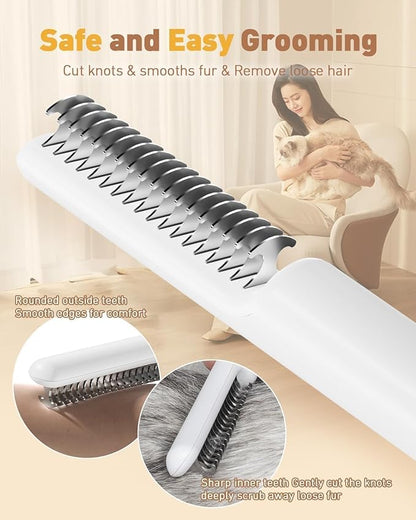 3-in-1 Dog Brush for Shedding, Multifunctional Deshedding Dog Brush for Short Haired Dogs and Cats, Pet Combs for Grooming Matting, Effectively Deshedding and Removes Dirt for Pets