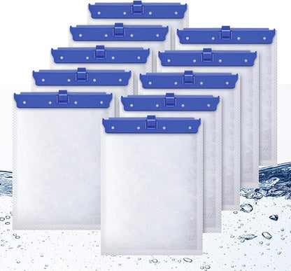 10 Count Large Filter Cartridges Compatible with Whisper Bio Bag Filters, Large Aquarium Filter Cartridge for Whisper 20i 40i, IQ20/30/45/60, PF20/30/40/60 and Repto Filter