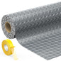 7.8 x 20 FT Garage Floor Mat, 2.8mm Thickness Diamond Plate Vinyl Garage Flooring Roll for Under Car, Large Size 156 SQFT for Large SUVs, MPV, Pickup Truck