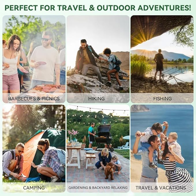 30 PCS Mosquito Repellent Wipes, Individually Wrapped Insect Repellent Wipes Made of Natural Plant-Based Essential Oils, Safe & Effective Insect Protection Perfect for Outdoor Activities, Long-Lasting