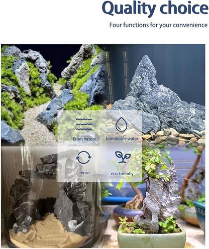 Dragon Stone Aquarium Rock Seiryu Stone for Aquariums, Fish Tanks, Bonsai, Terrariums, Wargaming Dioramas, Indoor or Outdoor Gardens-40Lb(2-10 Inch)