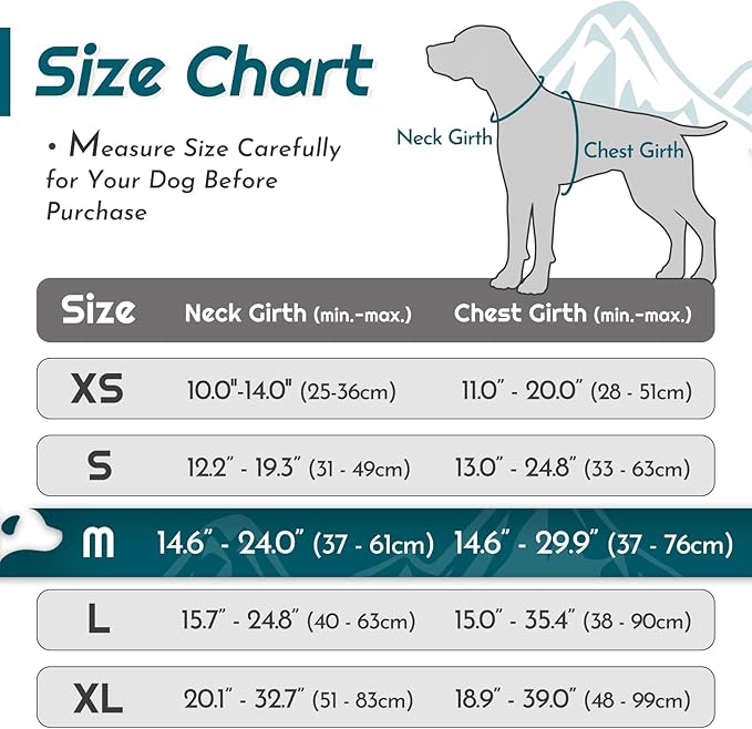 Eagloo Dog Harness Medium Sized Dog, No Pull Service Vest with Reflective Strips and Control Handle, Adjustable and Comfortable for Easy Walking, No Choke Pet Harness with 2 Metal Rings, Dark Green, M