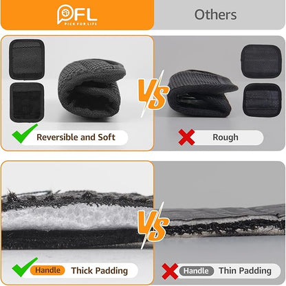 Adjustable Dog Lift Harness, Dog Sling for Large Dogs Lift Support and Rehab Harness for Weak Rear Legs, Soft Hind Leg Support Helps Senior, Injured,Disabled and After ACL Surgery Dogs(Black,X-Large)