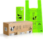100% Certified Home Compostable Dog Poop Bags with Handles - 10% to Charity - ASTM D6400 & EN 13432 Compliant Large Poop Bags - 120 Bags - Large Pantry Roll of Plant Based Compostable Poop Bags