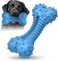 Dog Toys for Aggressive Chewers, Chew Toys for Medium Large Dogs, Durable Natural Rubber Toys with Bacon Flavor, Indestructible Dog Toy,Blue