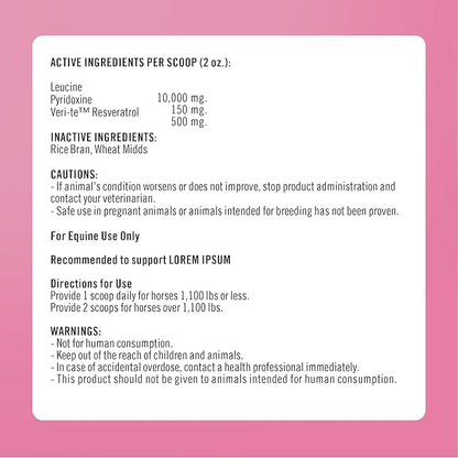 Formula 707 MetaStable Pellets for Horses 5 lb Bag – 40 Servings – University-Studied Support for Horses with Laminitis, Insulin Resistance & Metabolic Disorders