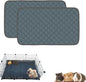 2 Pack Guinea Pig Cage Liners for C&C 2x3 Habitat Guinea Pig Bedding Washable | Super Absorbent | Waterproof | Non Slip | Reusable Guinea Pig Pee Pads for Small Animals Cages - 41.3" x 27.6"