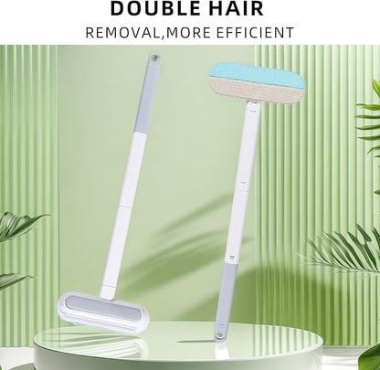 4-in-1 Pet Deshedding Tool for Cats and Dogs, a Multi-Functional pet Hair Remover. This extendable Dog and cat Hair Removal Brush is Suitable for Furniture, Sofas, and Carpets