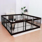 Dog Playpen, 35.4" Height Dog Pen Indoor, Heavy Duty, Safe and Sturdy, Furniture Style Puppy Pen (12 Panels (35.4" High), Black)