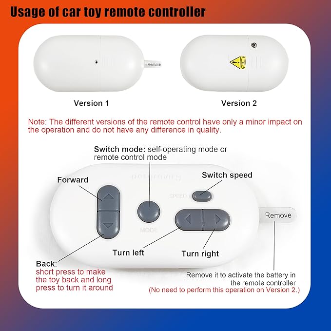 1pc Interactive Automatic Remote Control Cat Mice Car Toy and 1pc Smart Electric Moving Speedy Cat Ball Toy with Feather Tail, Suitable for Dogs, Keep Busy, Stimulating, Rechargeable (orange)