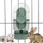 28oz Hanging Automatic Water Dispenser，Rabbit Water Bottle,Bunny Guinea Pig Ferret Water Bowl for Cage,Suitable for Small Animal Puppies(Cage Grid Spacing Over 1.2'') (Green)