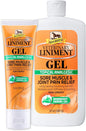 Absorbine Veterinary Liniment Gel, Topical Menthol Analgesic Rub for Sore Muscle, Joint & Arthritis Pain Relief, Combo Pack Includes 12oz Value Size + 3oz Travel Size