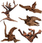 5 Pcs Driftwood Branches Aquarium Wood Decoration Natural Fish Tank Habitat Decor Wood for Lizard Assorted Size-Small