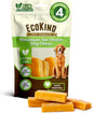 EcoKind Himalayan Gold Yak Cheese Chew for Small Dogs, Healthy Treats, Odorless, Long Lasting Bones, Rawhide Free, Made in The Himalayans, Small (Pack of 4)