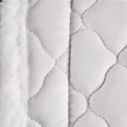 Equinavia Eidsvoll Close Contact English Saddle Pad | Horse Saddle Pad with Shock Absorbing Fleece Top | Hook & Loop Billet Straps, Secure Fit | Breathable for All Riding Styles