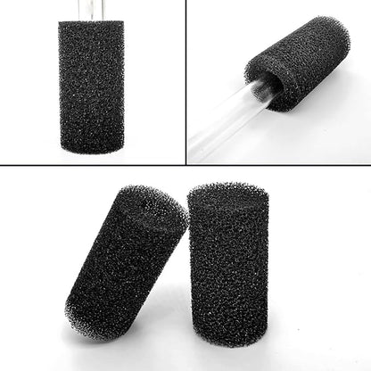 6X Pre-Filter Sponge for Aquarium Shrimp Fry Fish Tank Filter Pump Prefilter Sponge Replacement Foam Cover 3.2 X 1.6 Inch with 0.6" Hole Diameter