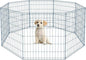 30 Tall Dog Blue Playpen Crate Fence Pet Kennel Play Pen Exercise Cage -8 Panel