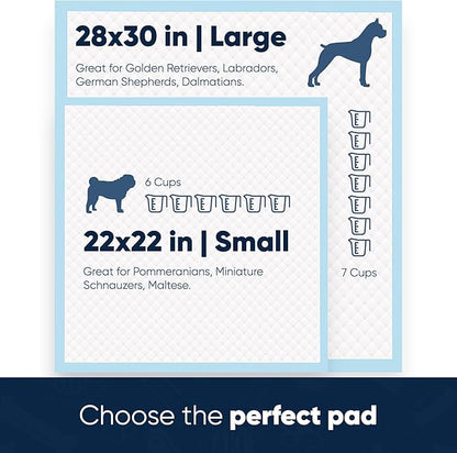 AKC Advanced Puppy Pads with Color-Changing Health+ Indicator and Ultra Absorbent Quick Dry Gel – 28"x30" Leakproof Training Pads for Dogs – Fresh Scented – 50 Count, X-Large