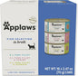 Applaws Natural Wet Canned Cat Food, Made with Limited and Natural Ingredients, Real Protein with No Artificial Additives, Fish Selection Variety Pack in Broth (16 x 2.47oz Cans)