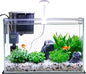 5 Gallon Glass Small Fish Tank, Betta Fish Tank Starter Kit with Filter, Lights, Lid.