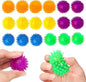 18pcs Fidget Spiky Ball Toys Stress Relief Sensory Toy for Kids Adults Toddlers, Squishy Squeeze Ball for Party Favors, Pinata Fillers, Goodie Bag Stuffers