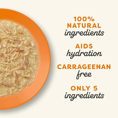 Applaws Natural Wet Cat Food in Gravy, Limited Ingredient Canned Cat Food, Wet Food for Cats with No Artificial Additives, Chicken Breast & Turkey in Gravy (24 x 2.47 oz Cans)