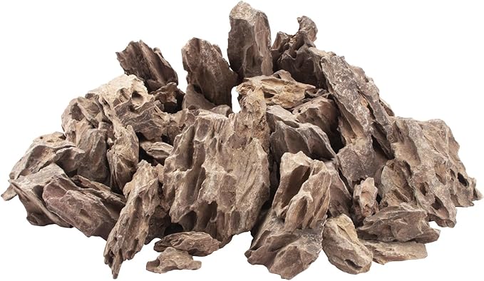 18.1 Pounds Natural Dragon Stones for Aquascaping Terrariums,Aquarium Dragon Ohko Rock (2.1 to 7.2 inch)