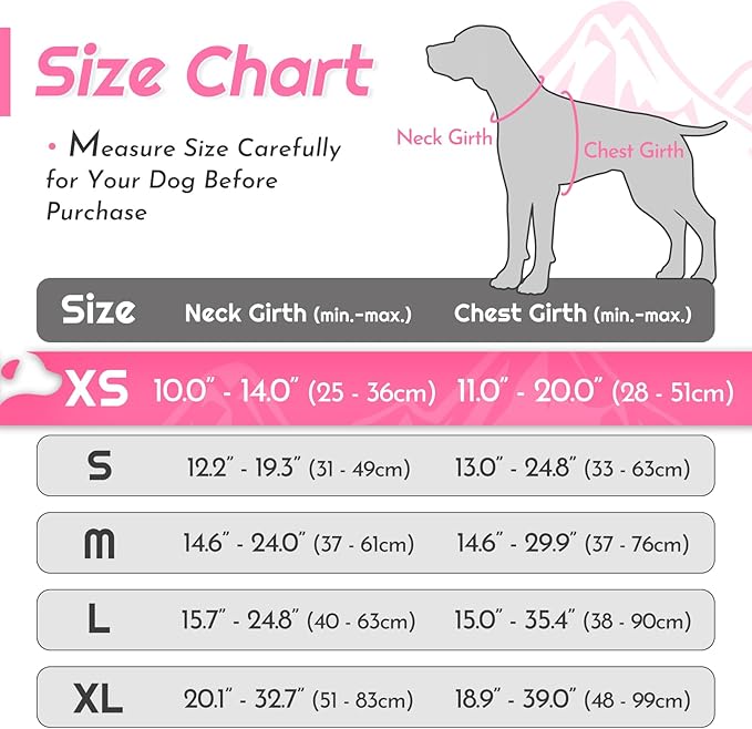 Eagloo Small Dog Harness No Pull, Service Vest with Reflective Strips and Control Handle, Adjustable and Comfortable for Easy Walking, No Choke Pet Harness with 2 Metal Rings, Pink, XS