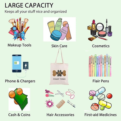 FOTAP Dog Owner Shopping Tote - Dog Park Bag and Doggie Gift