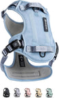 2025 New Edition, Fei & Eve MagEase Dog Harness - 3-Second Magnetic Buckles | 3-Point No-Pull Control | Heavy-Duty 900D Nylon | Dual Safety Handles | Breathable Mesh | Adjustable Fit | Medium, Blue