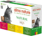 almo nature Wet Cat Food HQS Natural Rotational Diet Fish Selection & Chicken Drumstick - Variety Pack, Grain Free, Additive Free, Highly Digestible, Preservative Free 2.47-oz, 12 Pack