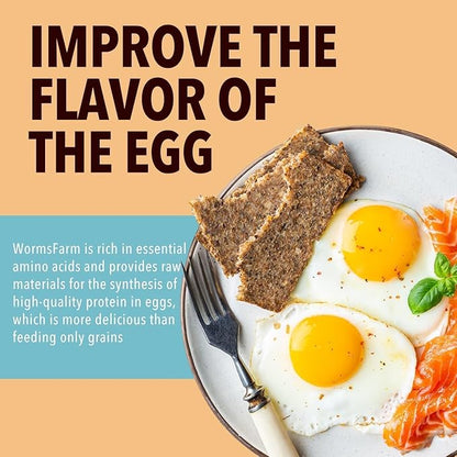 5LB Dried Black Soldier Fly Larvae Treat for Chicken More Calcium Than Mealworms,for Laying Hen,Wild Birds (5 Pound)