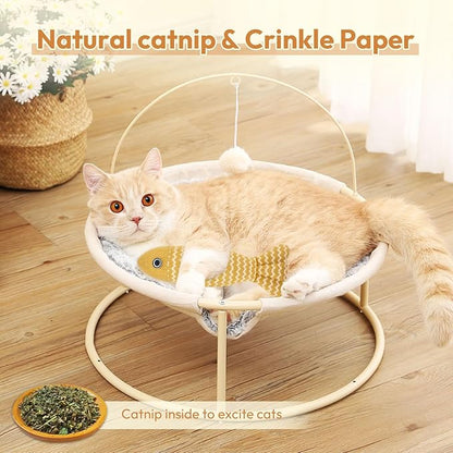 2 Pcs Catnip Toys Fish, Self Play, Cat Toys for Indoor Cats and Kitten, Catnip Cat Toy, Interactive Kitten Exercise Kicker Toys for Indoor Cats 7.8 Inches for All Breeds