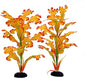 2-Pack 12 Inch Aquarium Silk Aquarium Plants, Artificial Plastic Plant for Small Tank, Goldfish, Fish Hides (Yellow, 12 Inch)