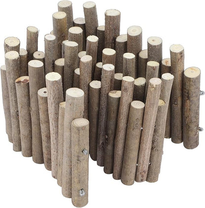 Flexible Hamster Wooden Bridge, 11.8In Hamster Fence, Wooden Sticks for Hamster Cage Decor And Platforms, Syrian Hamster Cage Accessories Wood