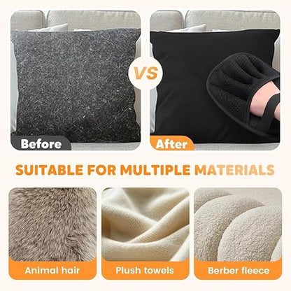 5-Pack Pet Hair Removal Gloves,Electrostatic Pet Hair Remover Tool,Dog Hair Remover Furniture Reusable & Washable Grooming Mitts,Lint & Fur Remover for Clothes, Carpets, Car Seats