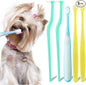 Dog Toothbrush Small Breed Cat Toothbrushes, Puppy Tooth Brushing Kit, Tiny Dog Tooth Brush, Micro Head Deep Teeth Cleaning Brushes for Mini Pet Doggie Kitten, Soft Bristles, 5 PCS
