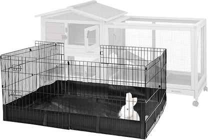 Aivituvin Rabbit Playpen Pet Pen Small Animal Cage with Waterproof Liner - Extension Playpen