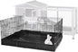 Aivituvin Rabbit Playpen Pet Pen Small Animal Cage with Waterproof Liner - Extension Playpen