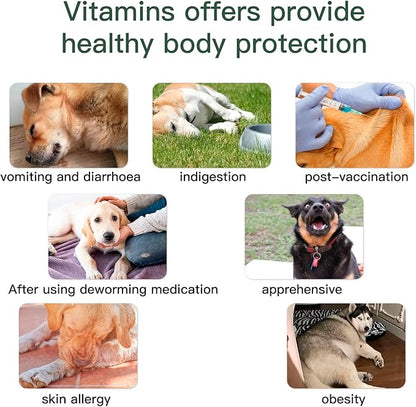 Dog Vitamins and Supplements, Senior & Puppy Multivitamin for Dogs Support with Glucosamine Chondroitin Omega Probiotics - Dog Multivitamins Chewable for Hip & Joint, Skin, Immune - (Pumpkin 120 Ct)