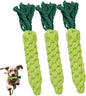3PCS Green Woven Pet Chew Set, Dog Chew Accessories, Cat Interactive Chews, Safe & Durable Braided Chews for Dogs, Cats & More Pets