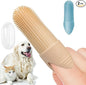 Dog Toothbrush, 2 Pack Dog Tooth Brush, 360° Cleaning Finger Toothbrush for Dogs, Food Grade Silicone Dog Finger Toothbrush Fits Most Fingers, Toothbrush for Dogs & Cats Dental Care