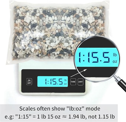 2 lbs Succulent and Cactus Pebbles Gravel, 3/8 Inch Mixed Color Decorative River Rocks for Plants Indoor, Vases, Terrarium, Potted Top Dressing and Outdoor Decorative Stones