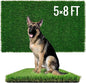 Dog Pee Grass, Artificial Grass for Dogs, Fake Grass for Dogs Potty Training, Extra Large Dog Pads 5x8ft , Housebreaking Supplies, Indoor Outdoor Turf Grass, Washable Reusable