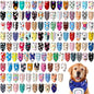 100 Pcs Paw Dog Bandanas Bulk Paw XL Pet Bandanas Colorful Triangle Pet Bibs Scarfs for Medium Large Dogs Spring Summer Birthday Holiday Costume Decoration