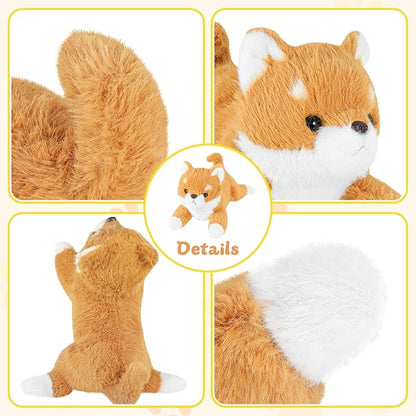 19Inch 3 Pounds Dog Weighted Stuffed Animals, Cute Realistic Puppy Stuffed Animal, Sensory Comfort Plush Throw Pillow Toy, Dog Plush Gift for Adults Kids Youth